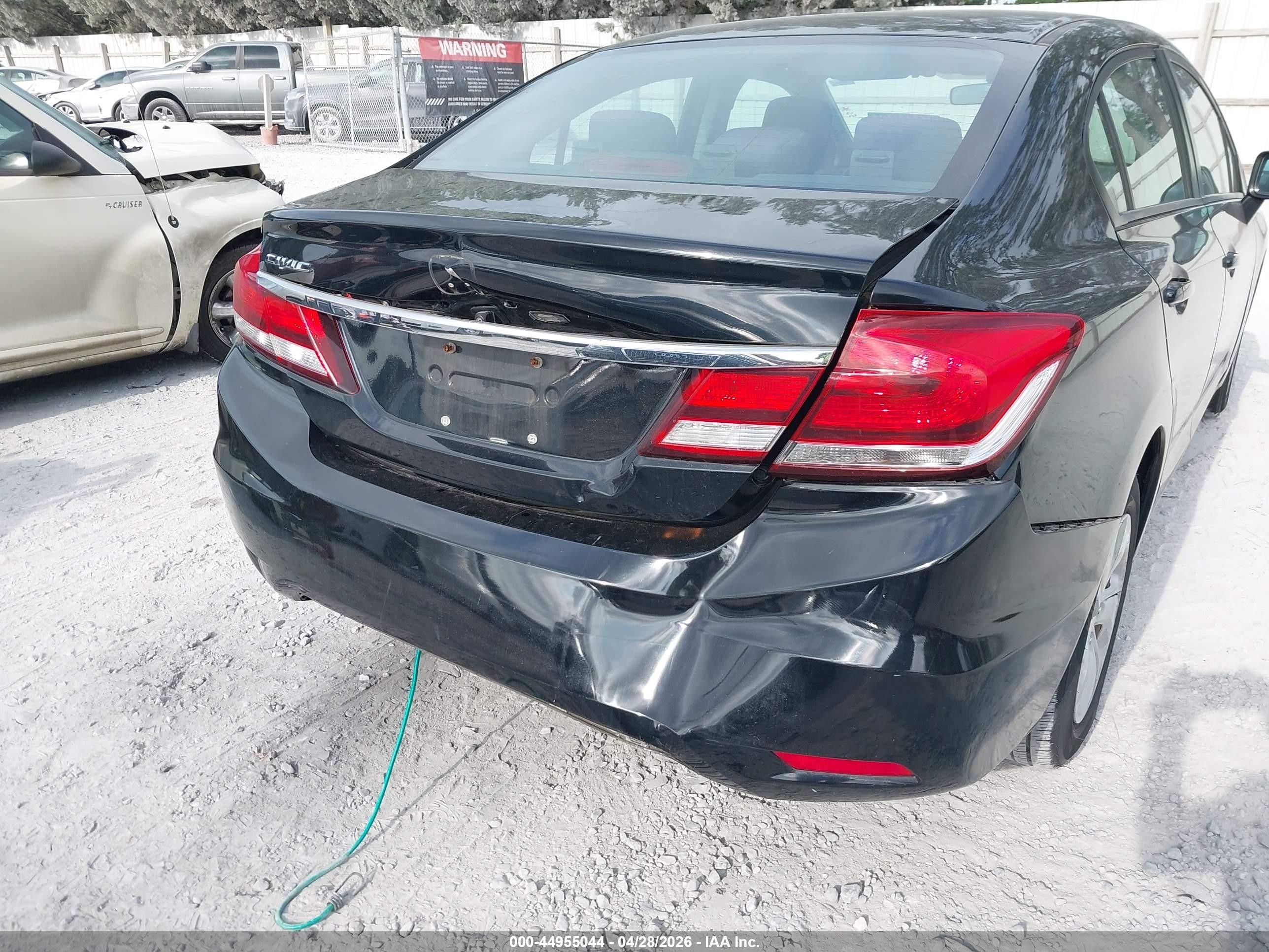 2014 Honda Civic Lx Черный vin: 19XFB2F51EE227831