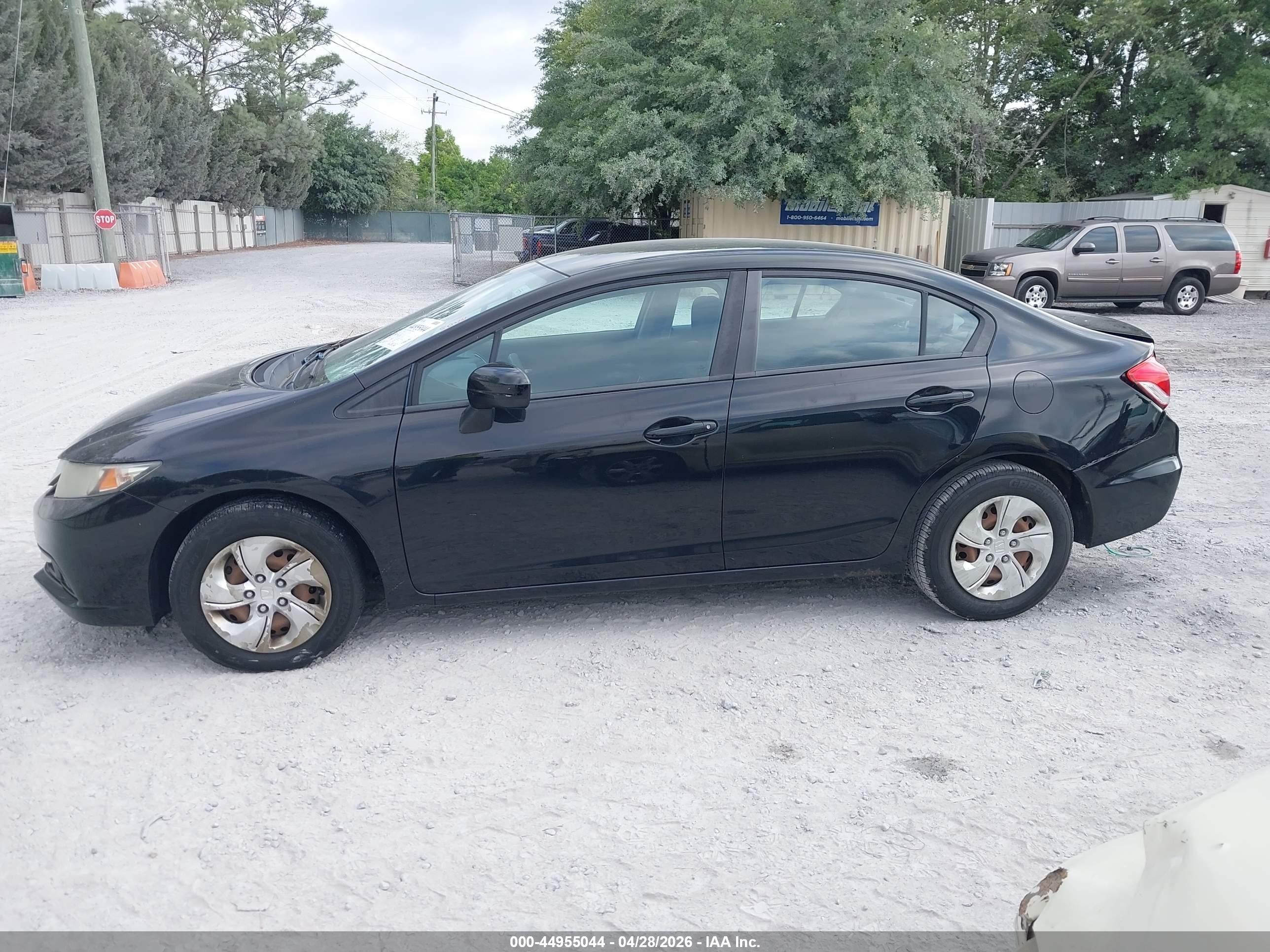 2014 Honda Civic Lx Черный vin: 19XFB2F51EE227831