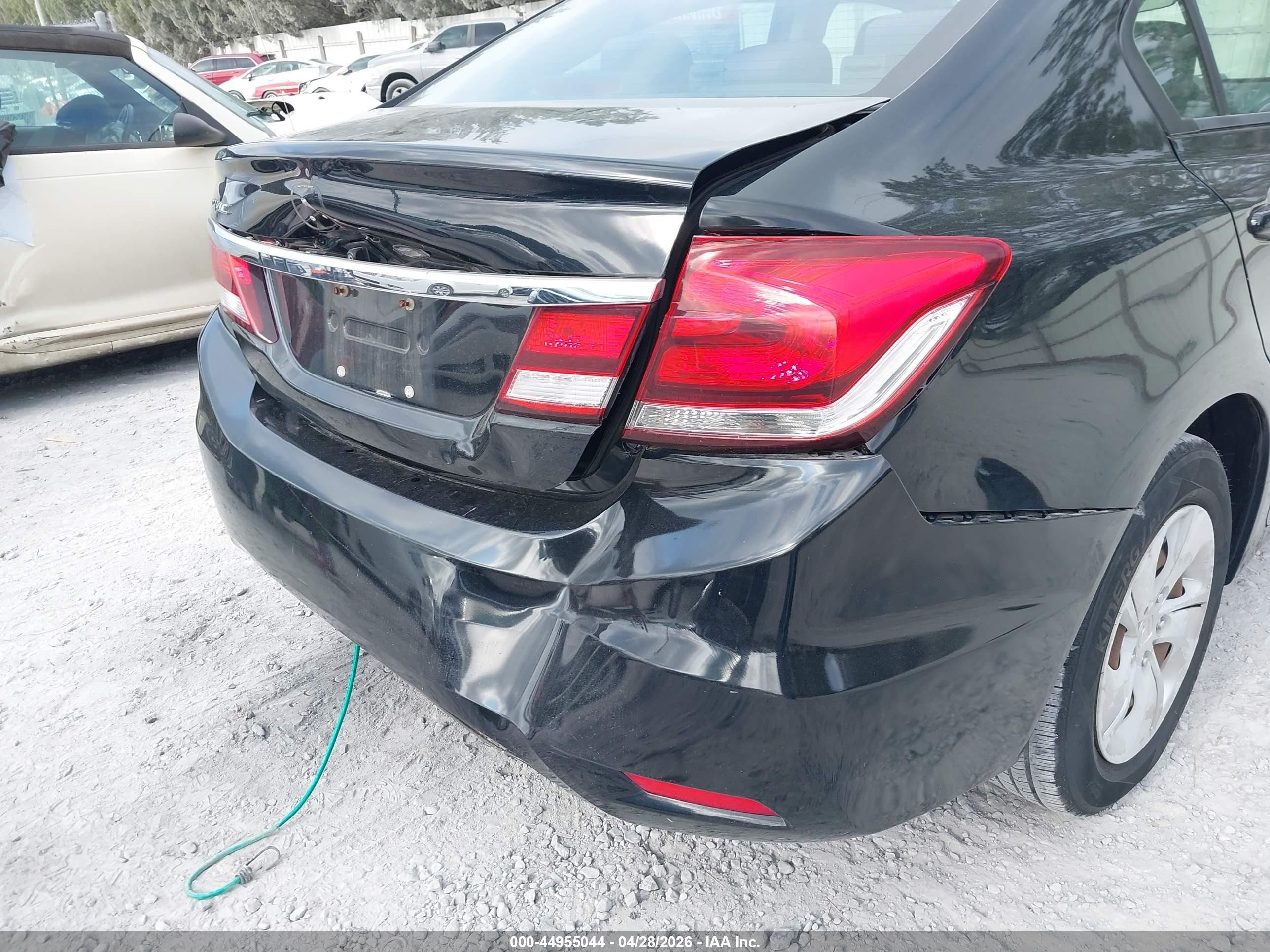 2014 Honda Civic Lx Черный vin: 19XFB2F51EE227831