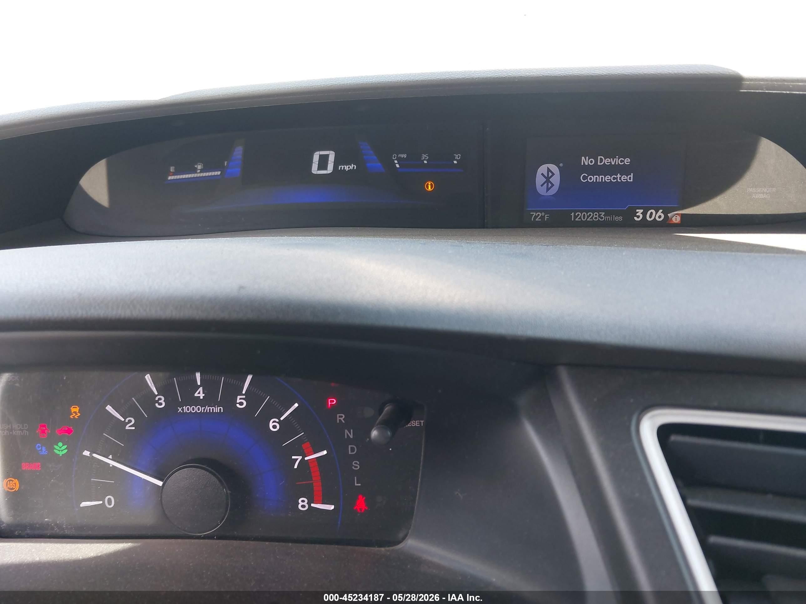 2014 Honda Civic Lx Серый vin: 19XFB2F51EE227943