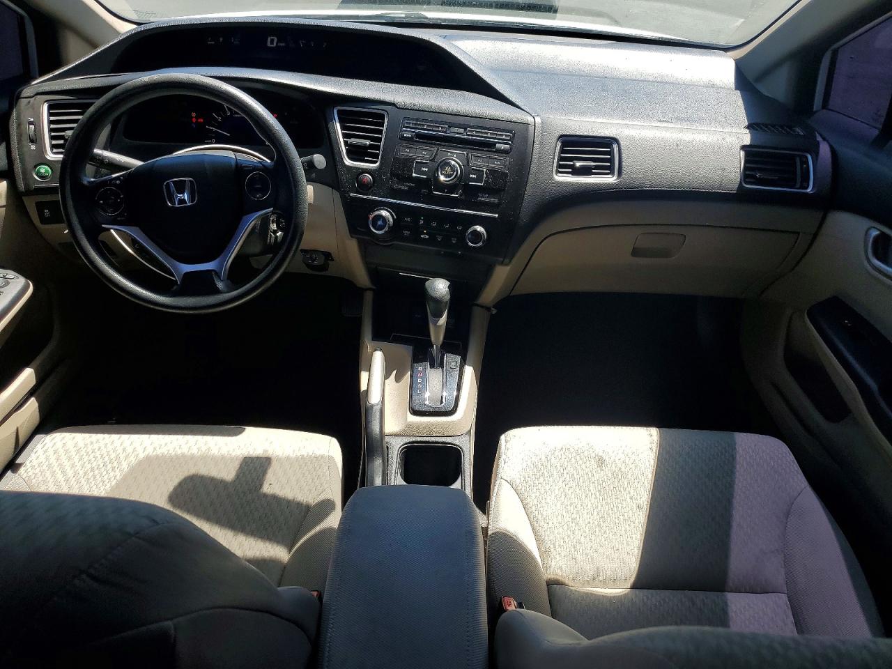 2014 Honda Civic Lx White vin: 19XFB2F51EE238487