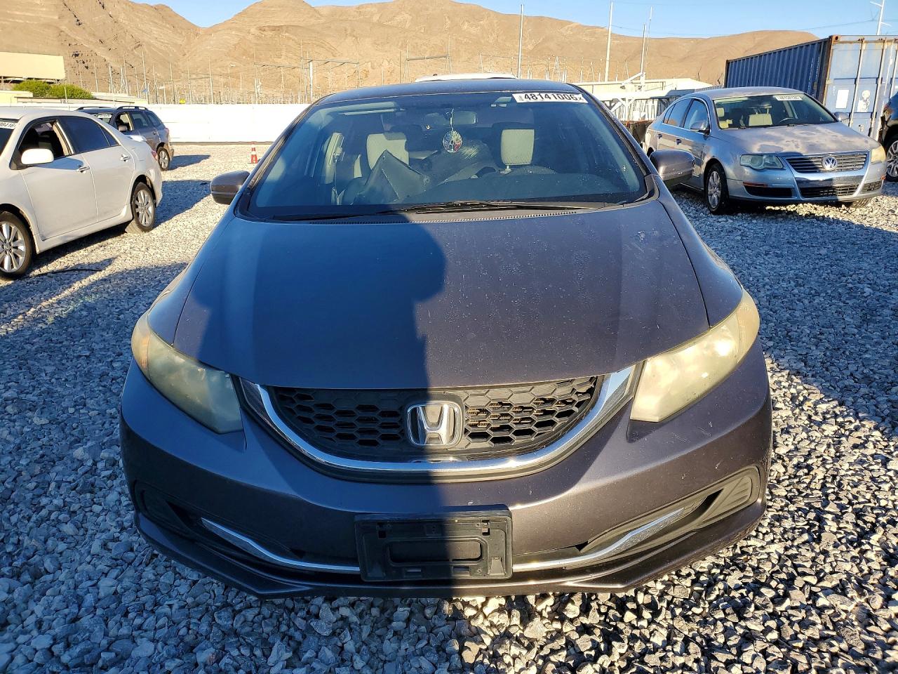 2014 Honda Civic Lx Gray vin: 19XFB2F51EE240305