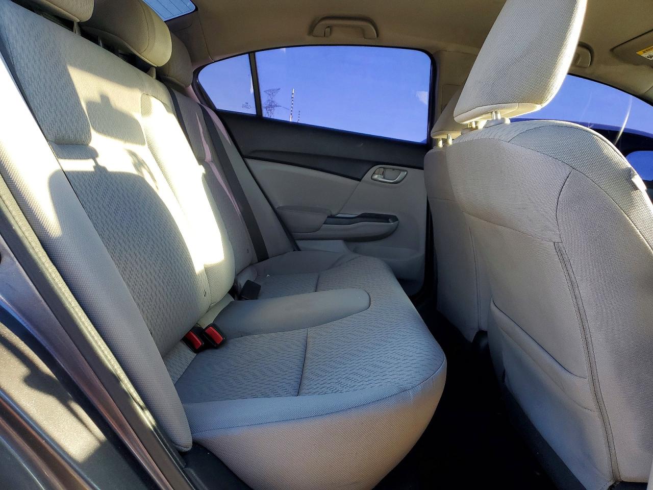 2014 Honda Civic Lx Gray vin: 19XFB2F51EE240305