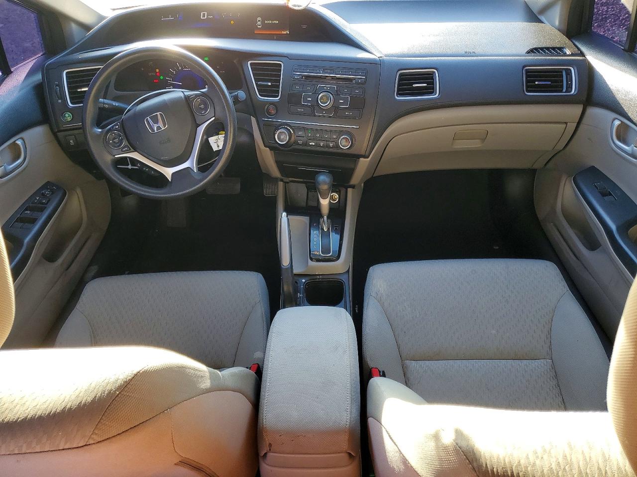 2014 Honda Civic Lx Gray vin: 19XFB2F51EE240305