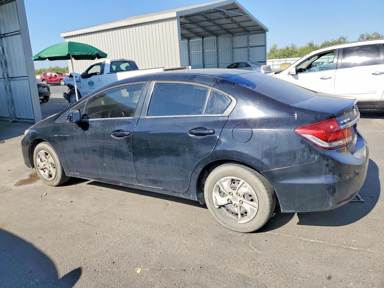 2014 Honda Civic Lx Black vin: 19XFB2F51EE247173