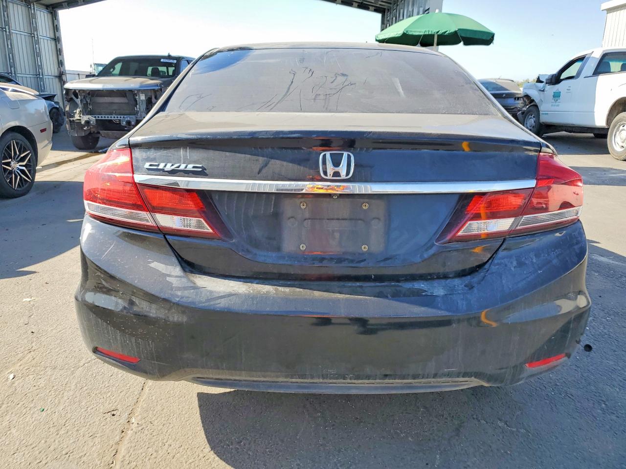 2014 Honda Civic Lx Black vin: 19XFB2F51EE247173