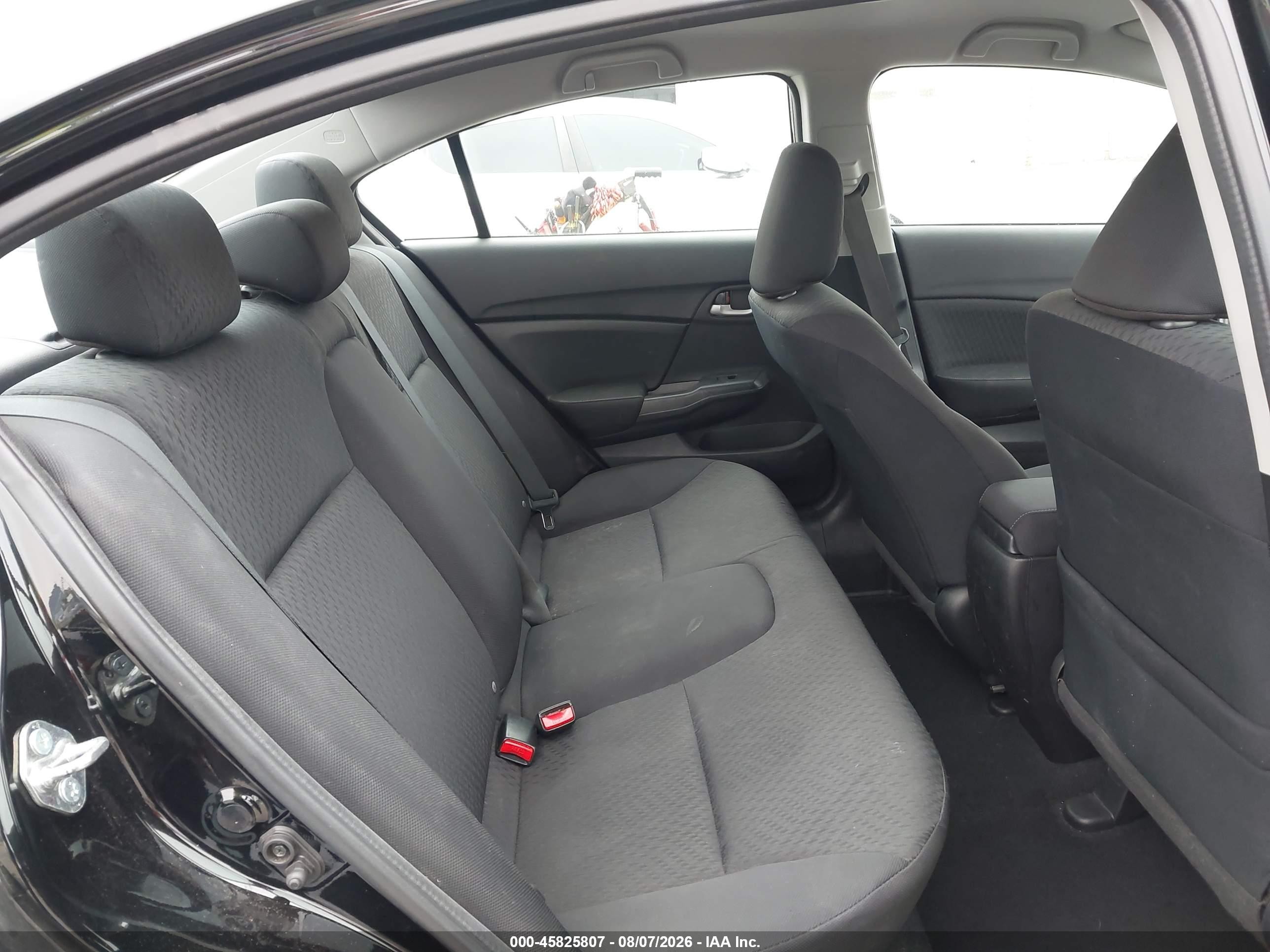 2014 Honda Civic Lx Черный vin: 19XFB2F51EE248405