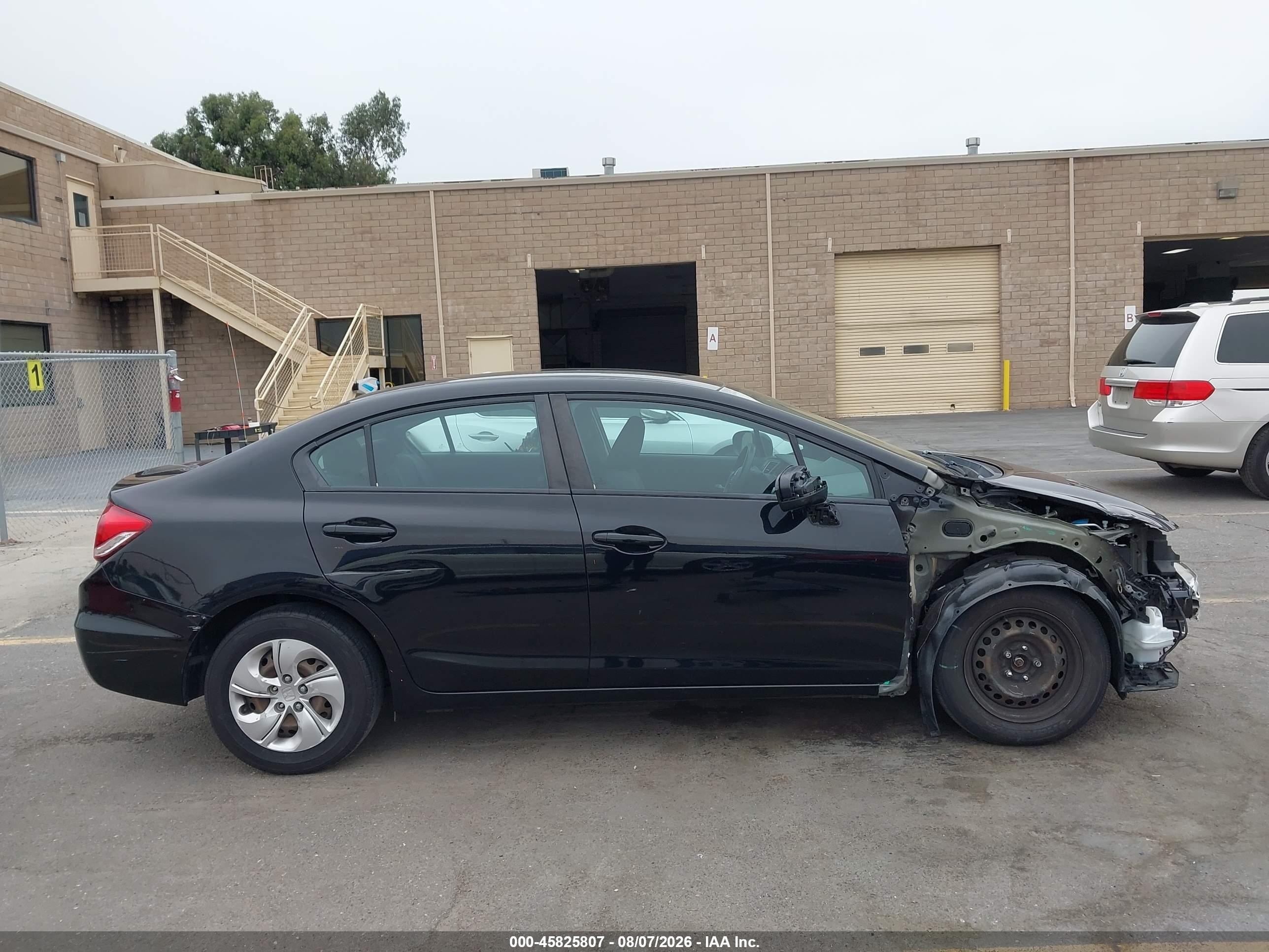 2014 Honda Civic Lx Черный vin: 19XFB2F51EE248405