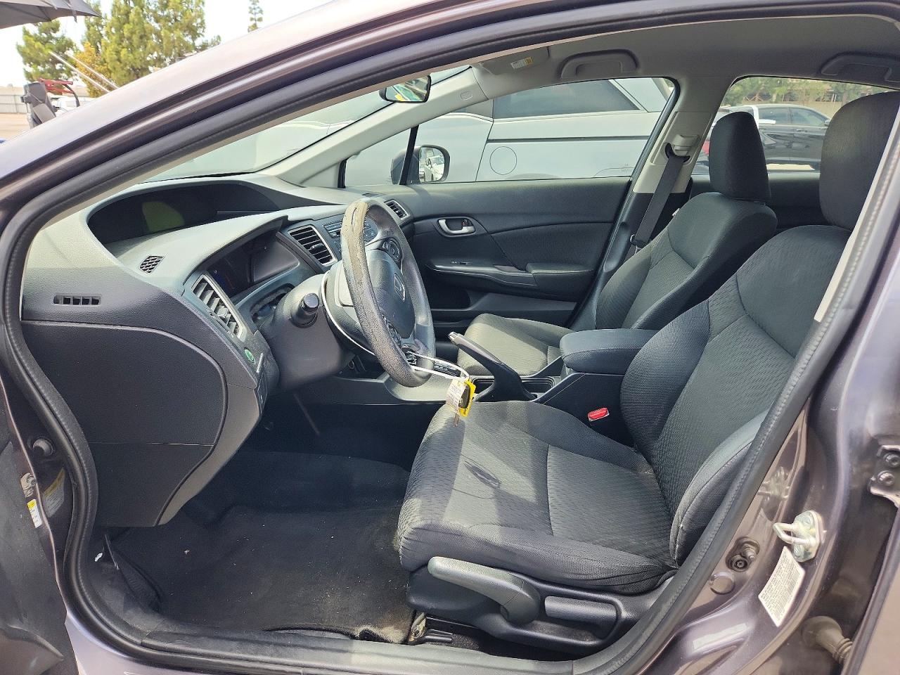 2014 Honda Civic Lx Gray vin: 19XFB2F51EE257962