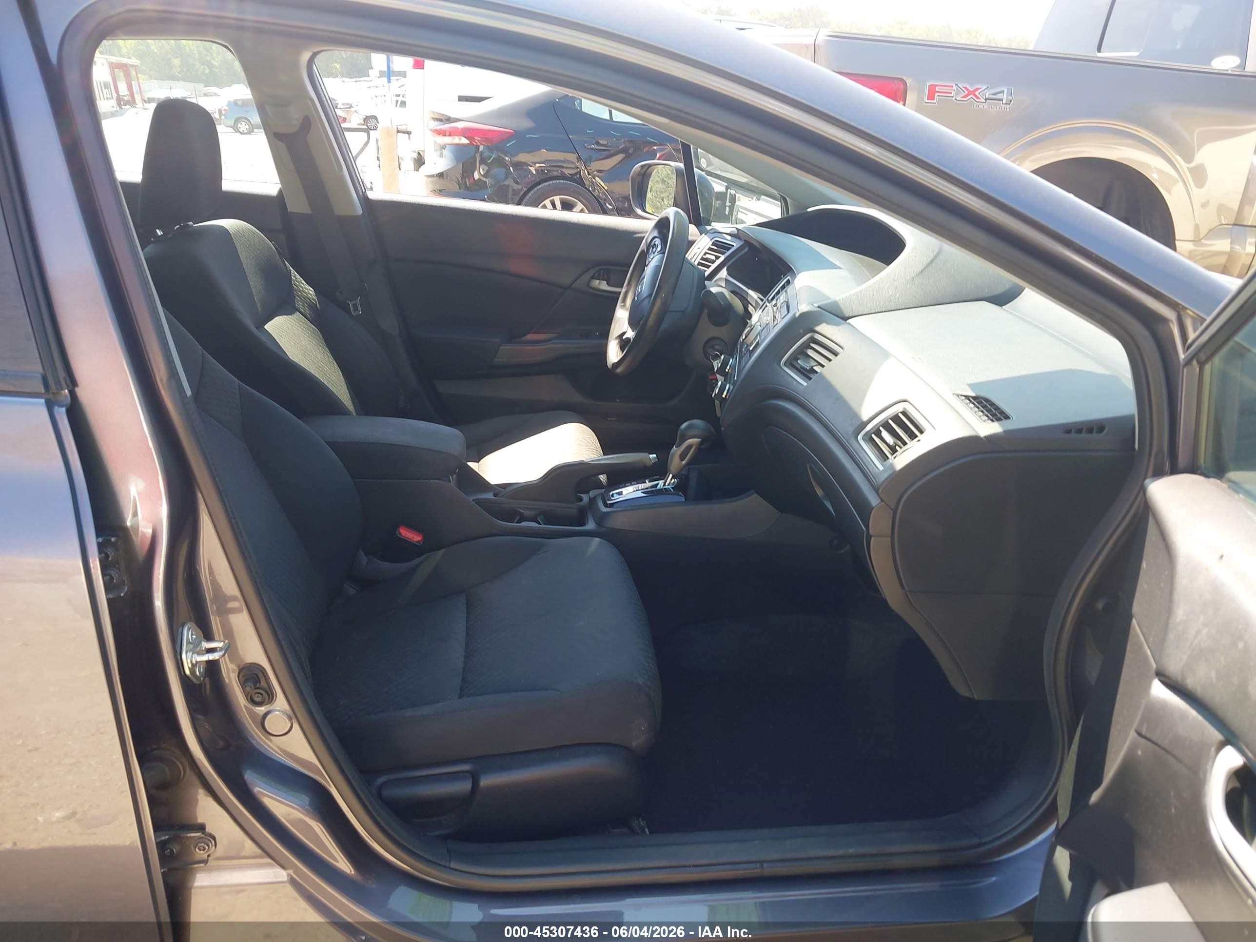 2014 Honda Civic Lx Gray vin: 19XFB2F51EE269965