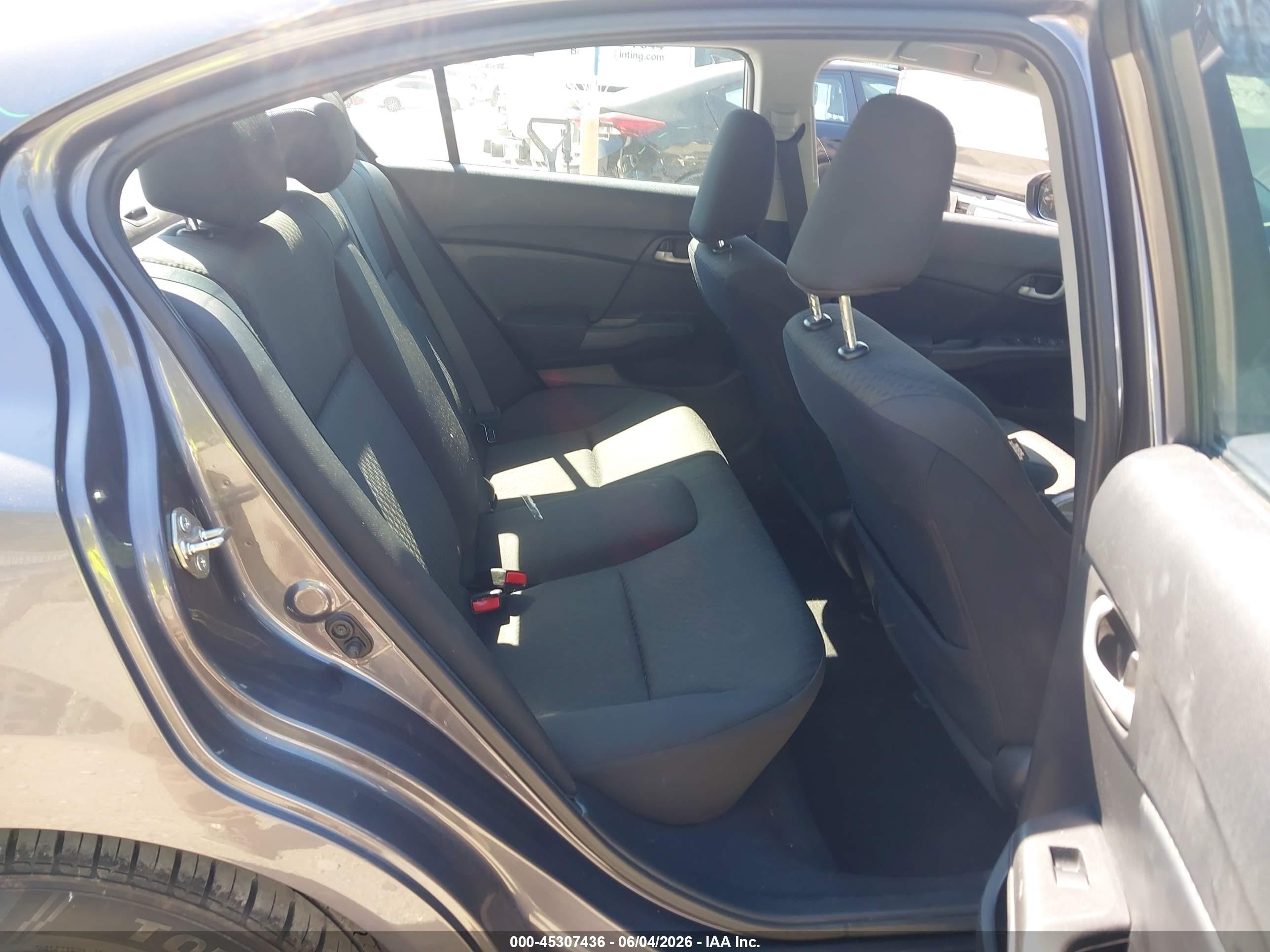 2014 Honda Civic Lx Gray vin: 19XFB2F51EE269965