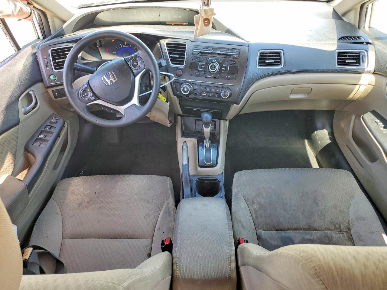 2014 Honda Civic Lx White vin: 19XFB2F51EE271392