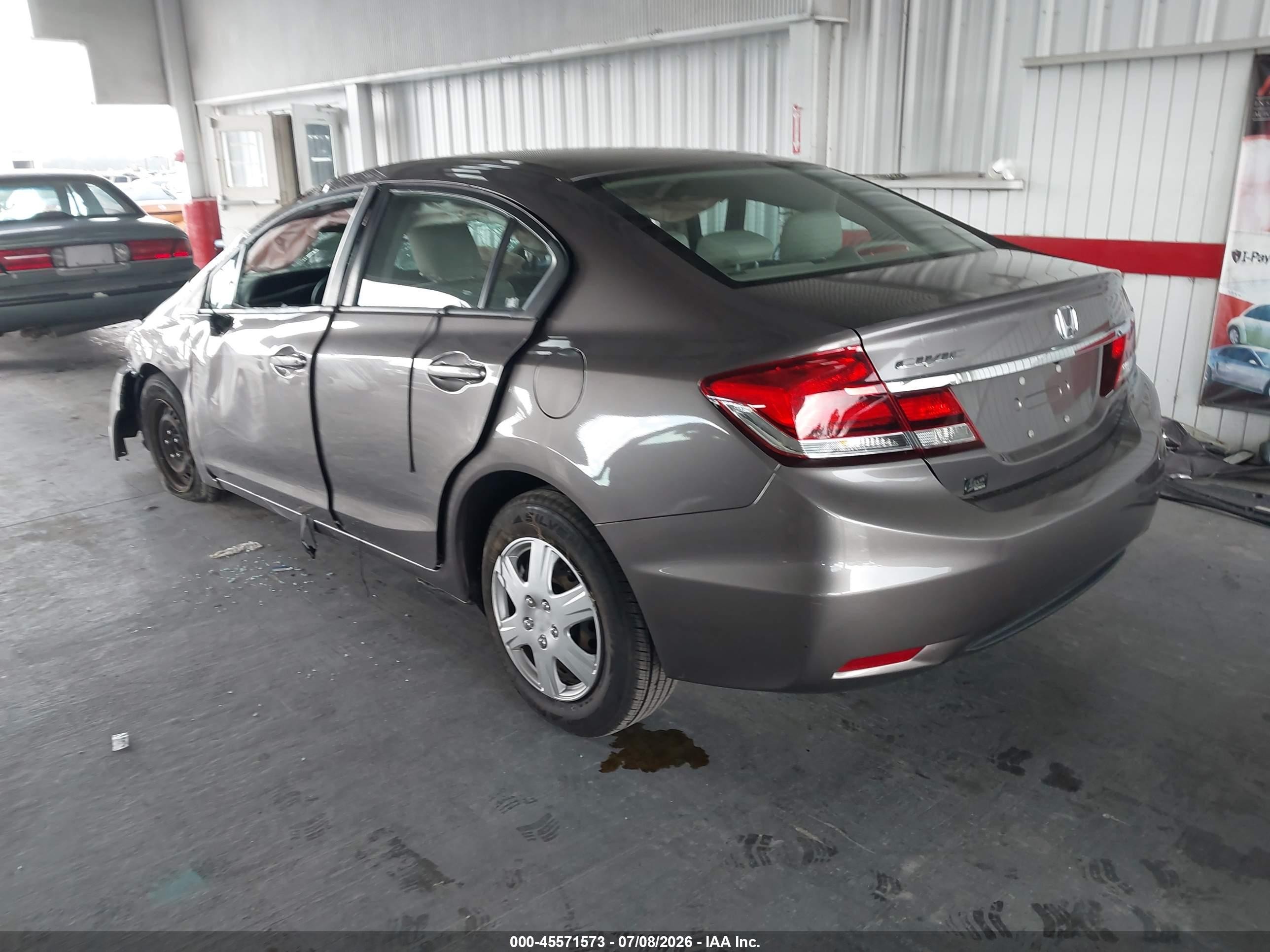 2015 Honda Civic Lx Champagne vin: 19XFB2F51FE000320