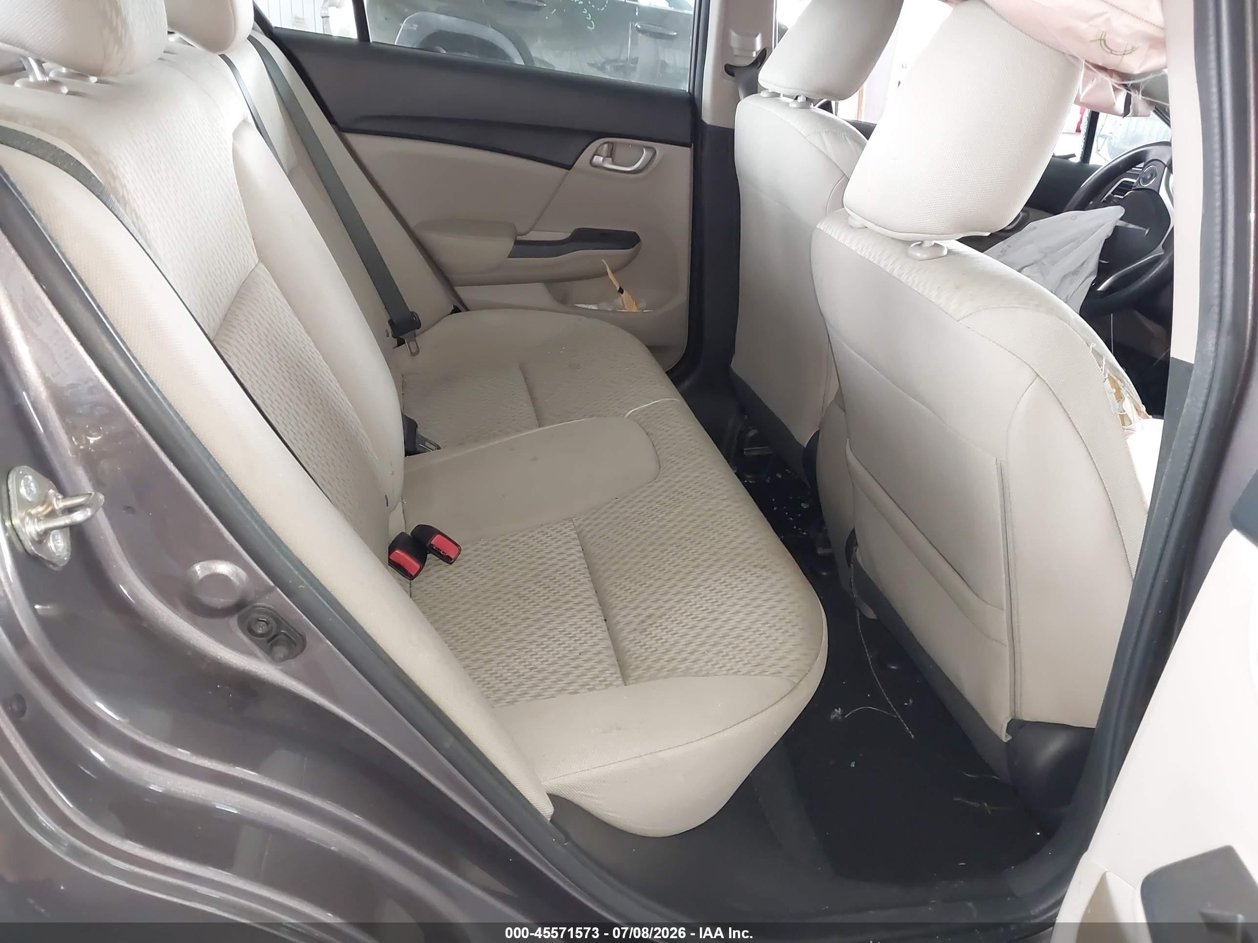 2015 Honda Civic Lx Champagne vin: 19XFB2F51FE000320