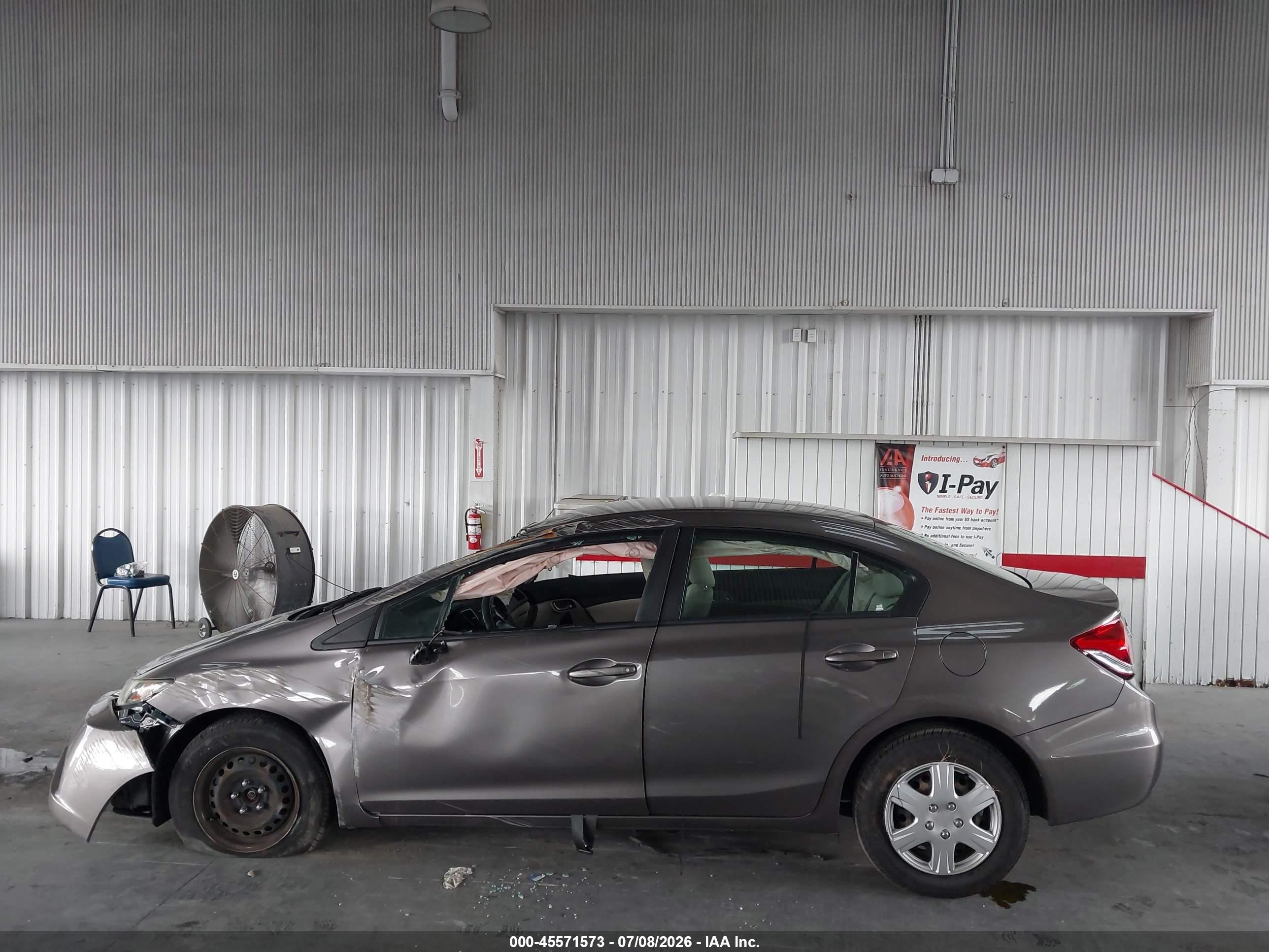 2015 Honda Civic Lx Champagne vin: 19XFB2F51FE000320