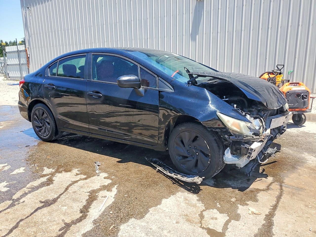 2015 Honda Civic Lx Черный vin: 19XFB2F51FE001841
