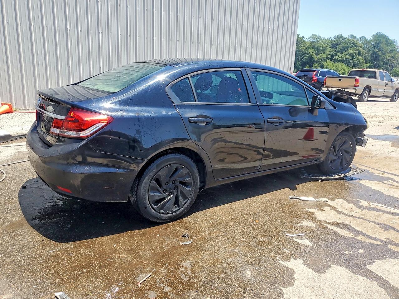 2015 Honda Civic Lx Черный vin: 19XFB2F51FE001841