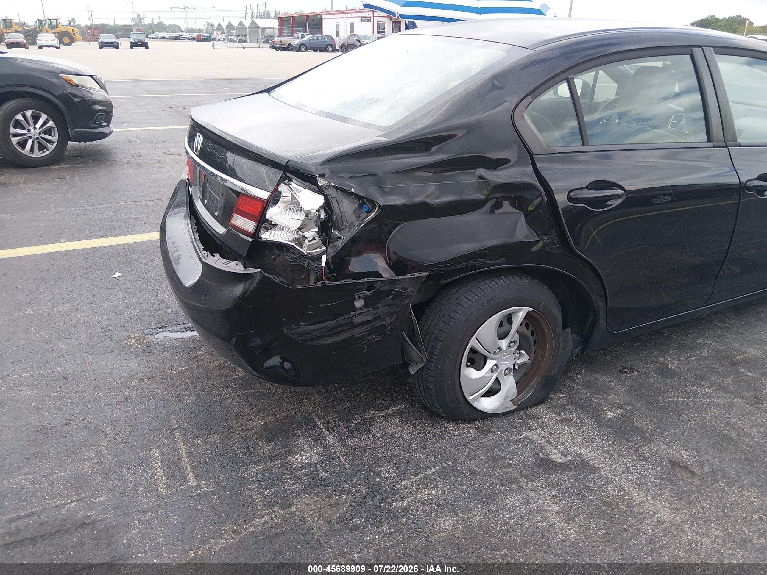 2015 Honda Civic Lx Black vin: 19XFB2F51FE001869