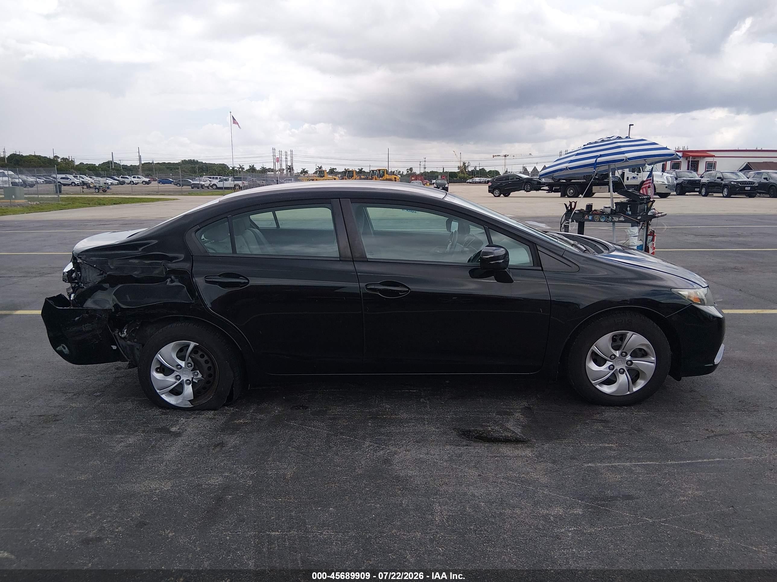 2015 Honda Civic Lx Black vin: 19XFB2F51FE001869