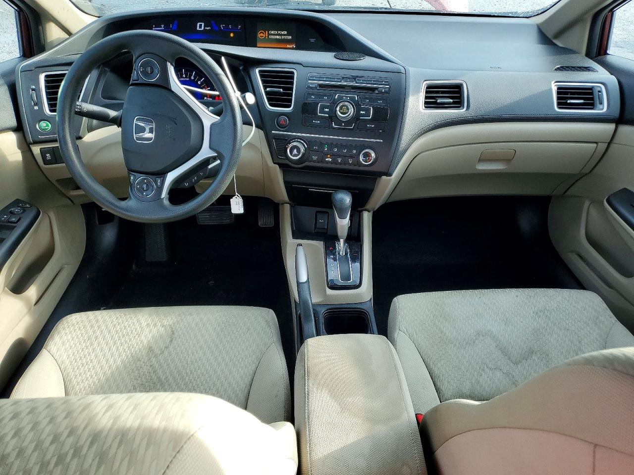 2015 Honda Civic Lx Burgundy vin: 19XFB2F51FE002469