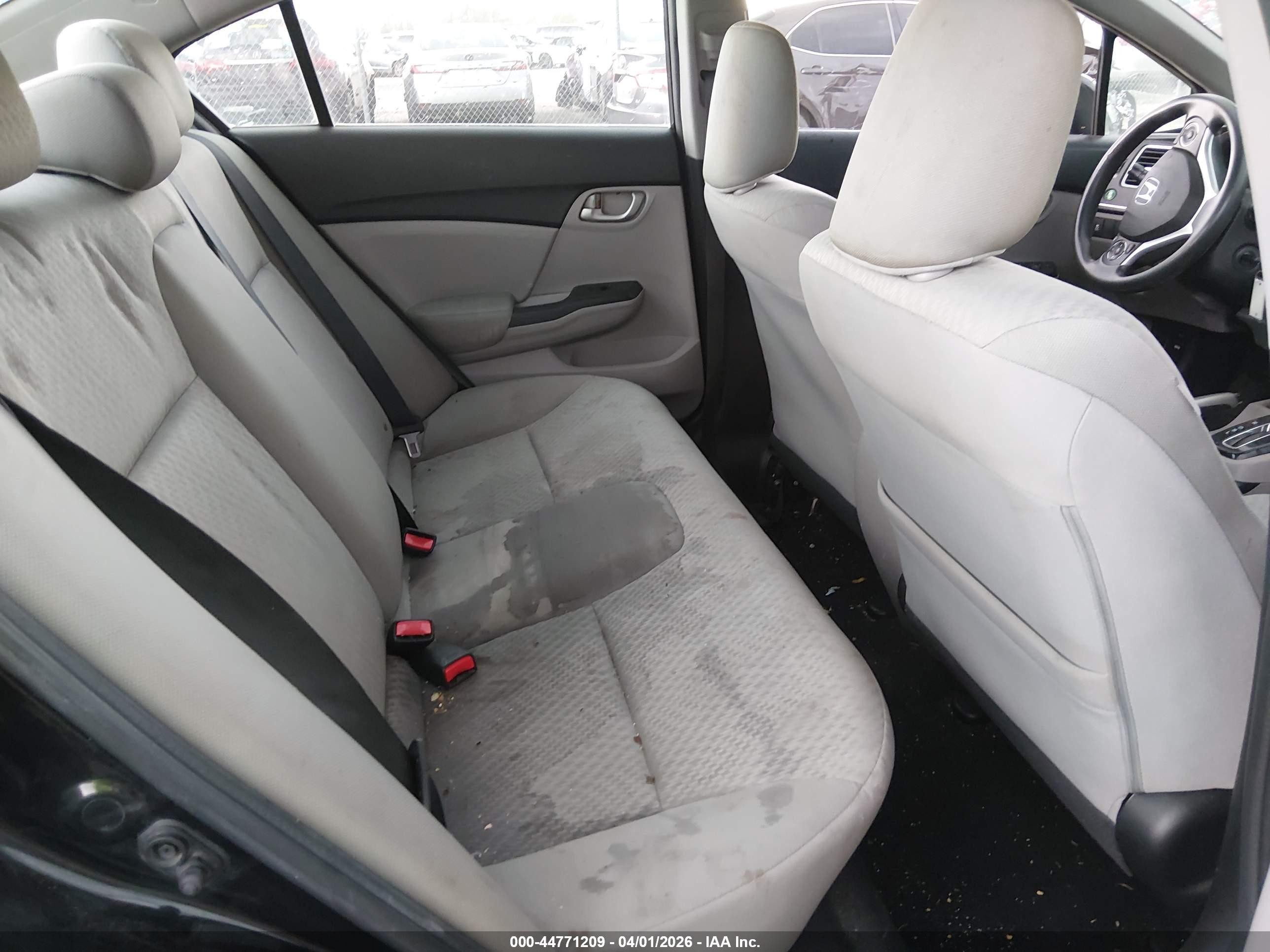 2015 Honda Civic Lx Black vin: 19XFB2F51FE017165