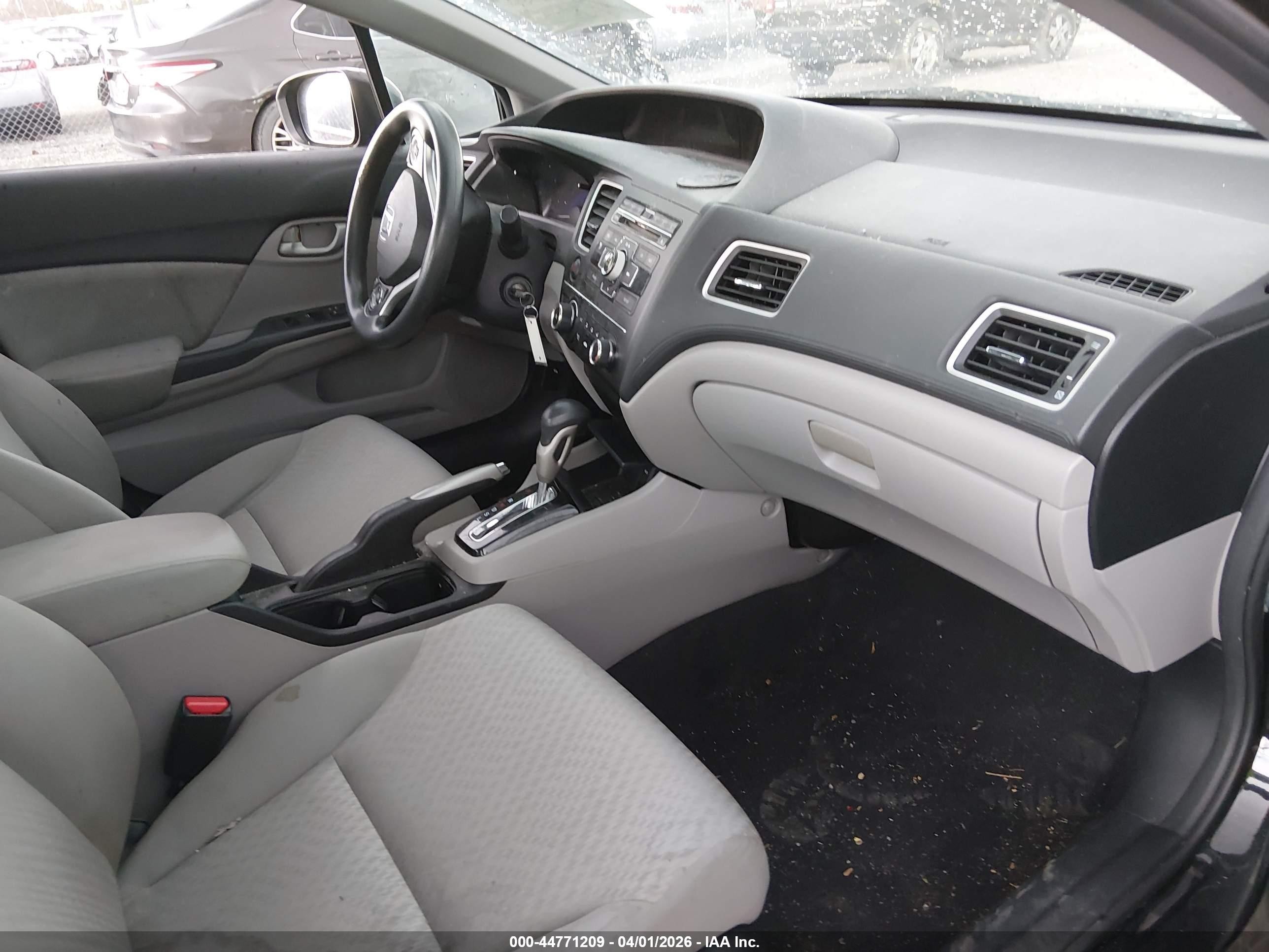 2015 Honda Civic Lx Black vin: 19XFB2F51FE017165
