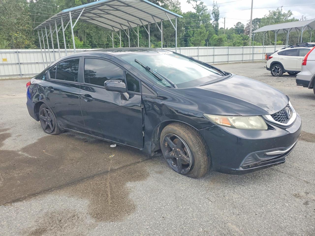 2015 Honda Civic Lx Black vin: 19XFB2F51FE019305