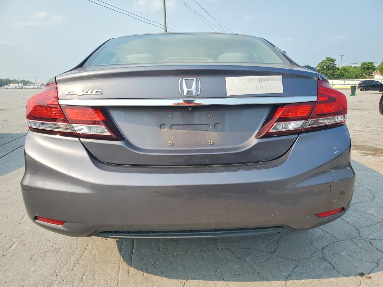 2015 Honda Civic Lx Gray vin: 19XFB2F51FE039943
