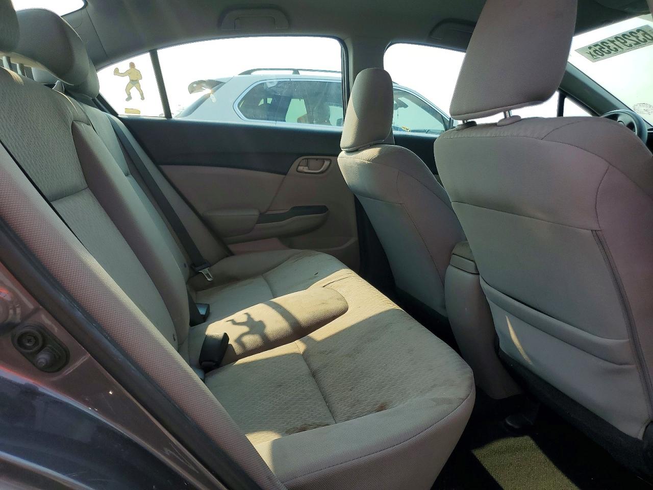 2015 Honda Civic Lx Gray vin: 19XFB2F51FE039943