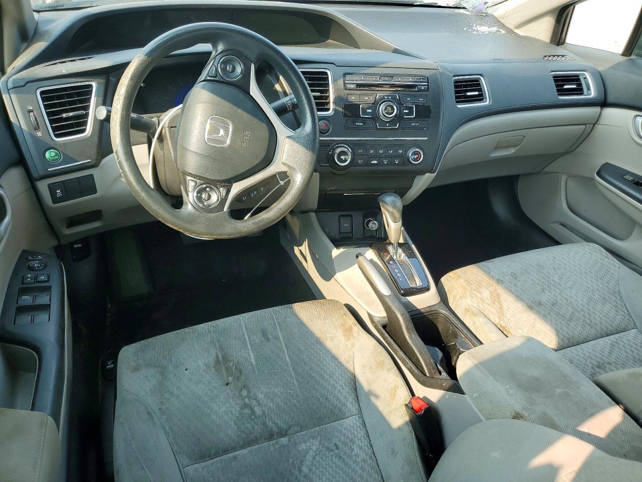 2015 Honda Civic Lx Gray vin: 19XFB2F51FE039943