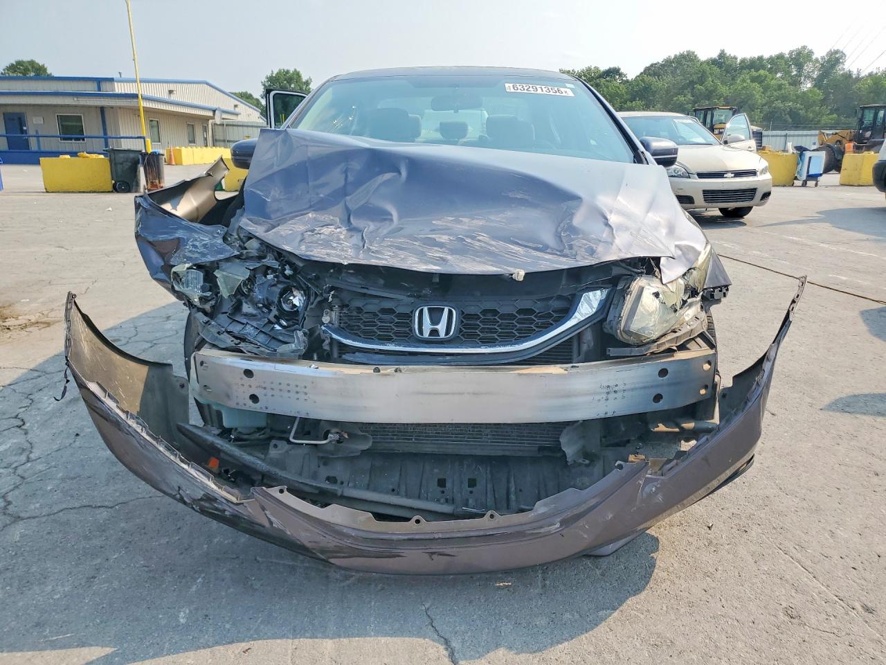 2015 Honda Civic Lx Gray vin: 19XFB2F51FE039943