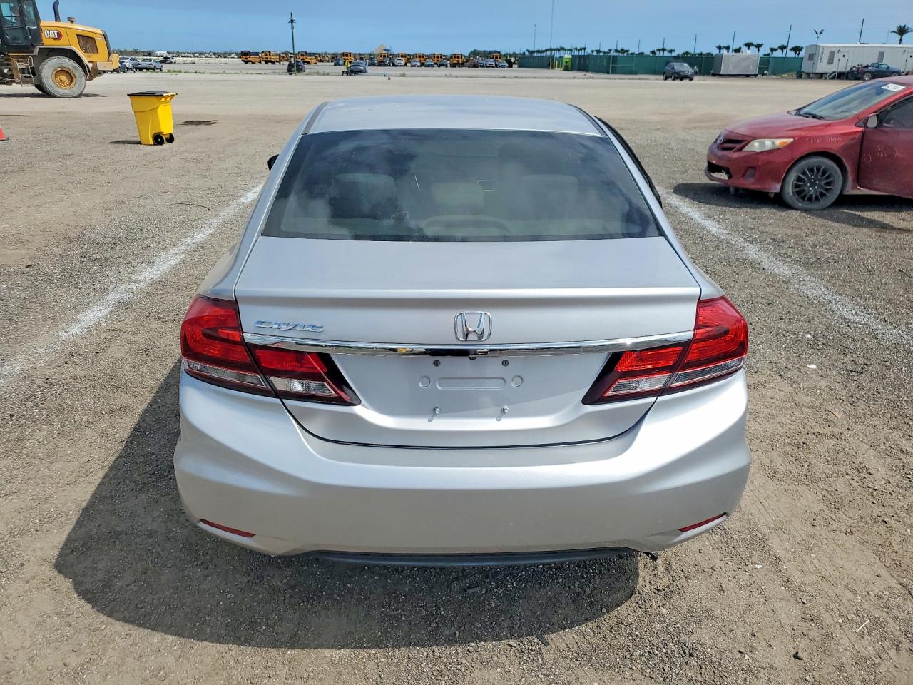 2015 Toyt Civic Серебряный vin: 19XFB2F51FE050618