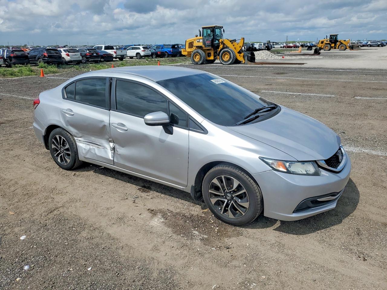 2015 Toyt Civic Серебряный vin: 19XFB2F51FE050618