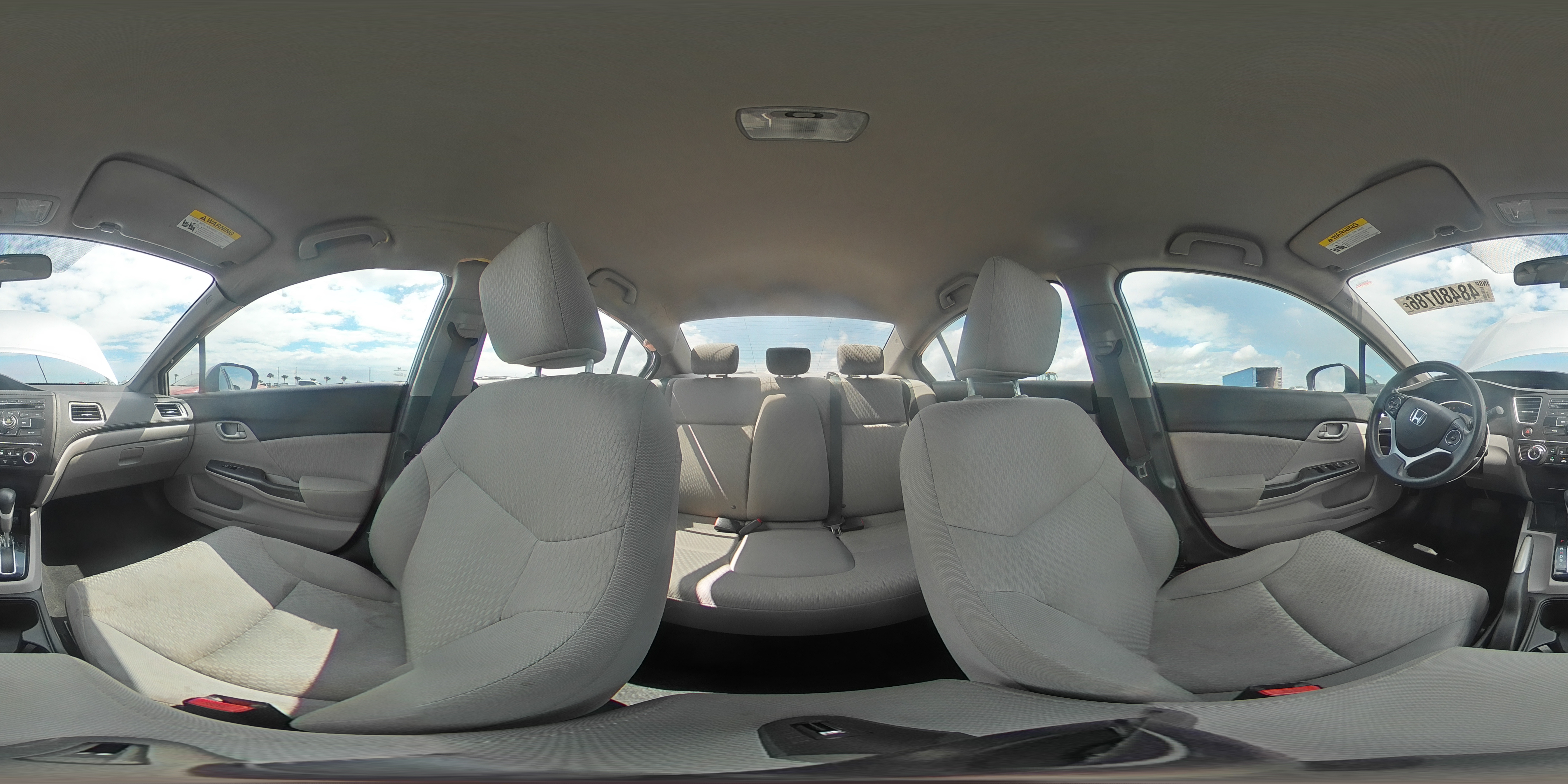 2015 Toyt Civic Серебряный vin: 19XFB2F51FE050618
