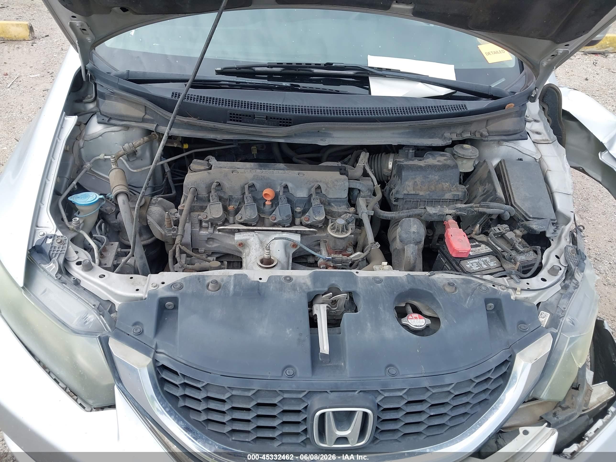 2015 Honda Civic Lx Silver vin: 19XFB2F51FE060534