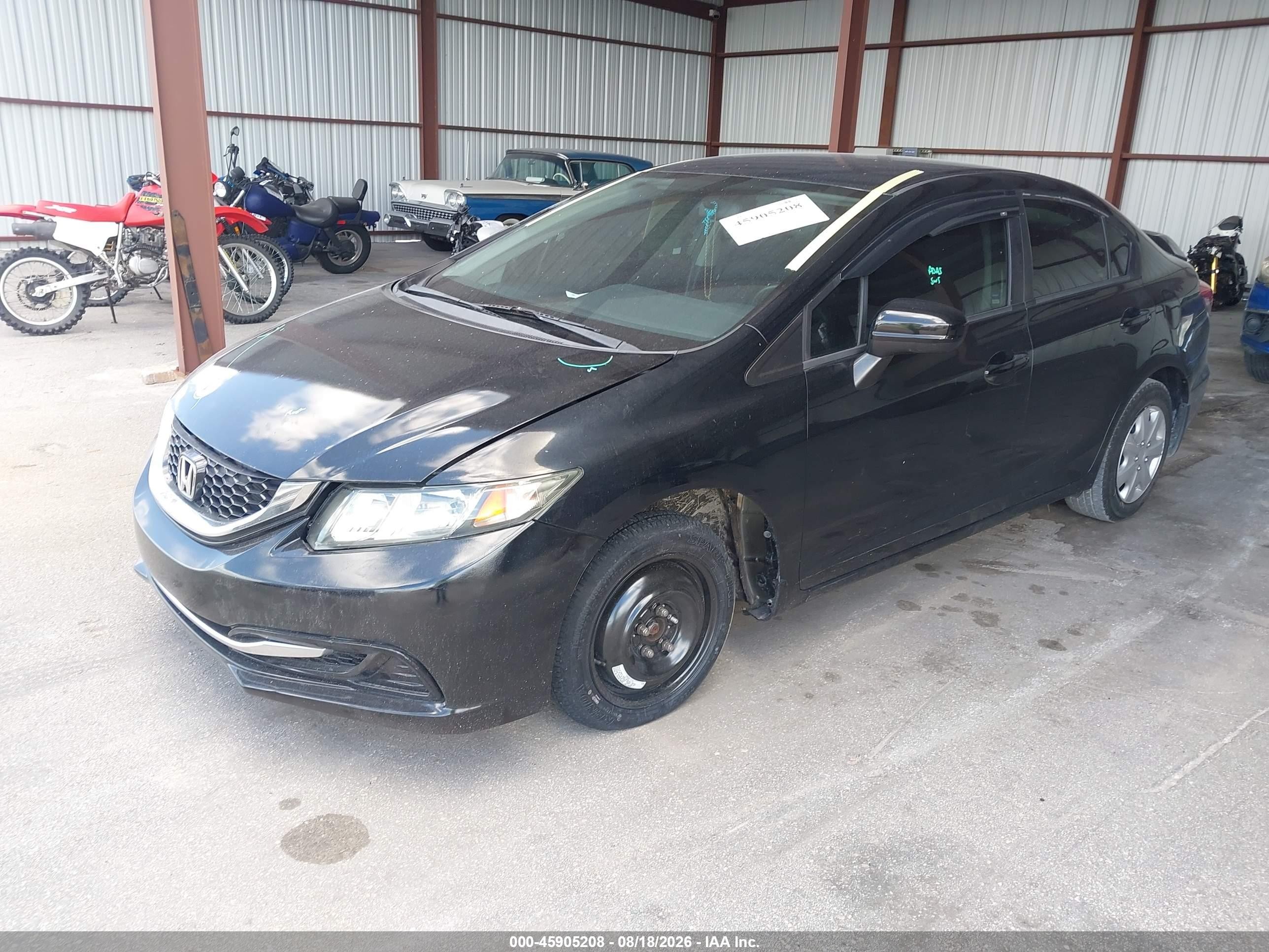 2015 Honda Civic Lx Черный vin: 19XFB2F51FE083117
