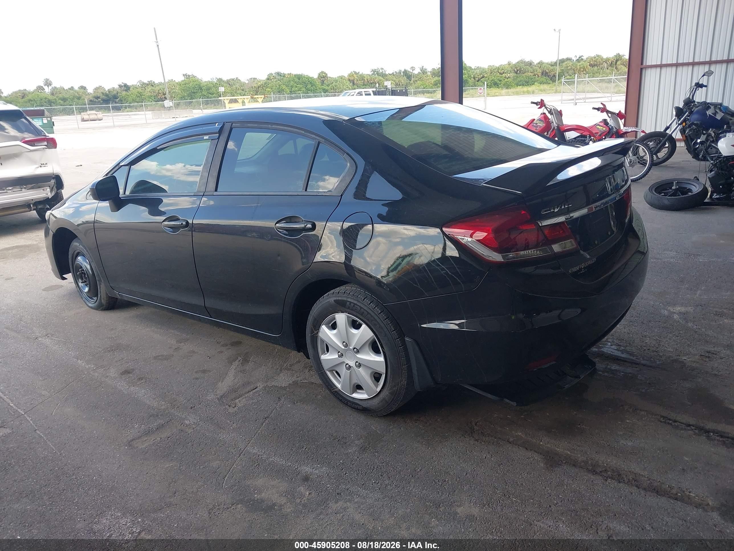 2015 Honda Civic Lx Черный vin: 19XFB2F51FE083117