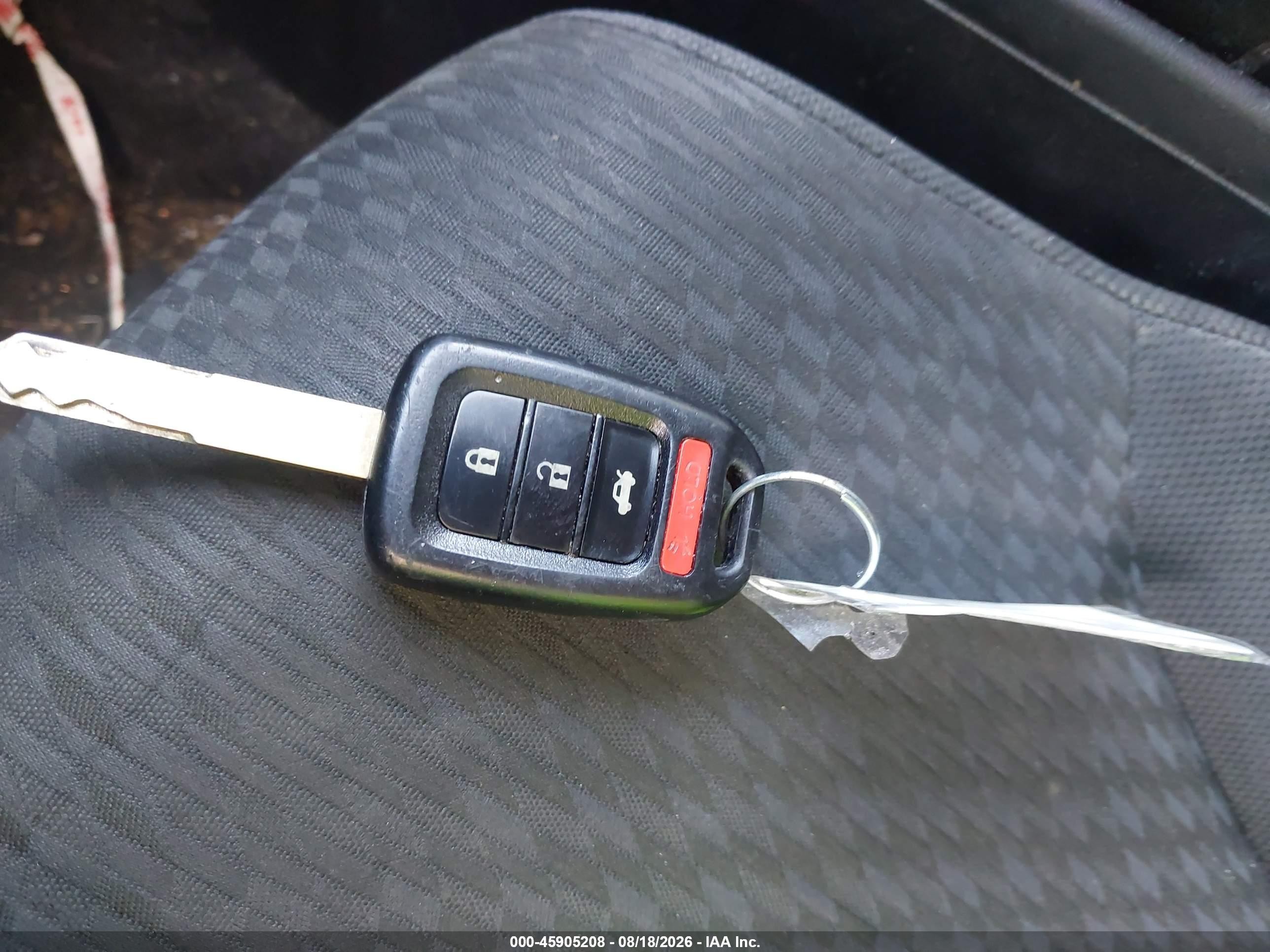 2015 Honda Civic Lx Черный vin: 19XFB2F51FE083117