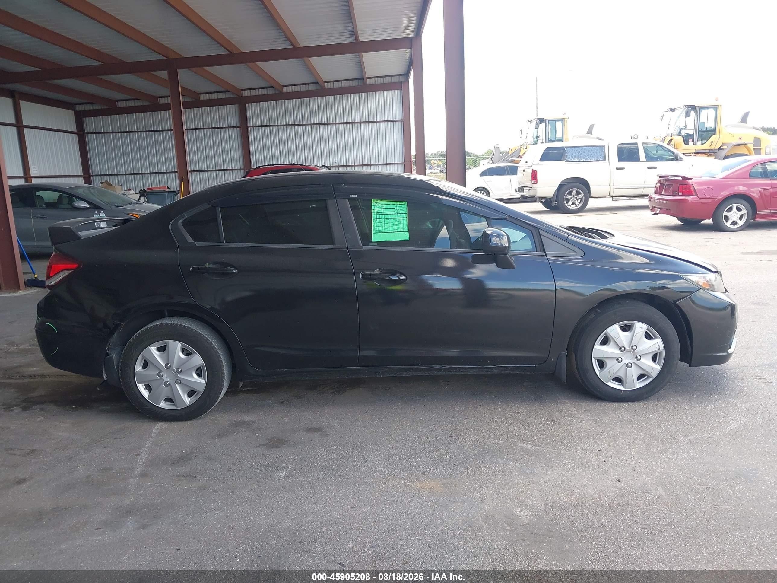 2015 Honda Civic Lx Черный vin: 19XFB2F51FE083117