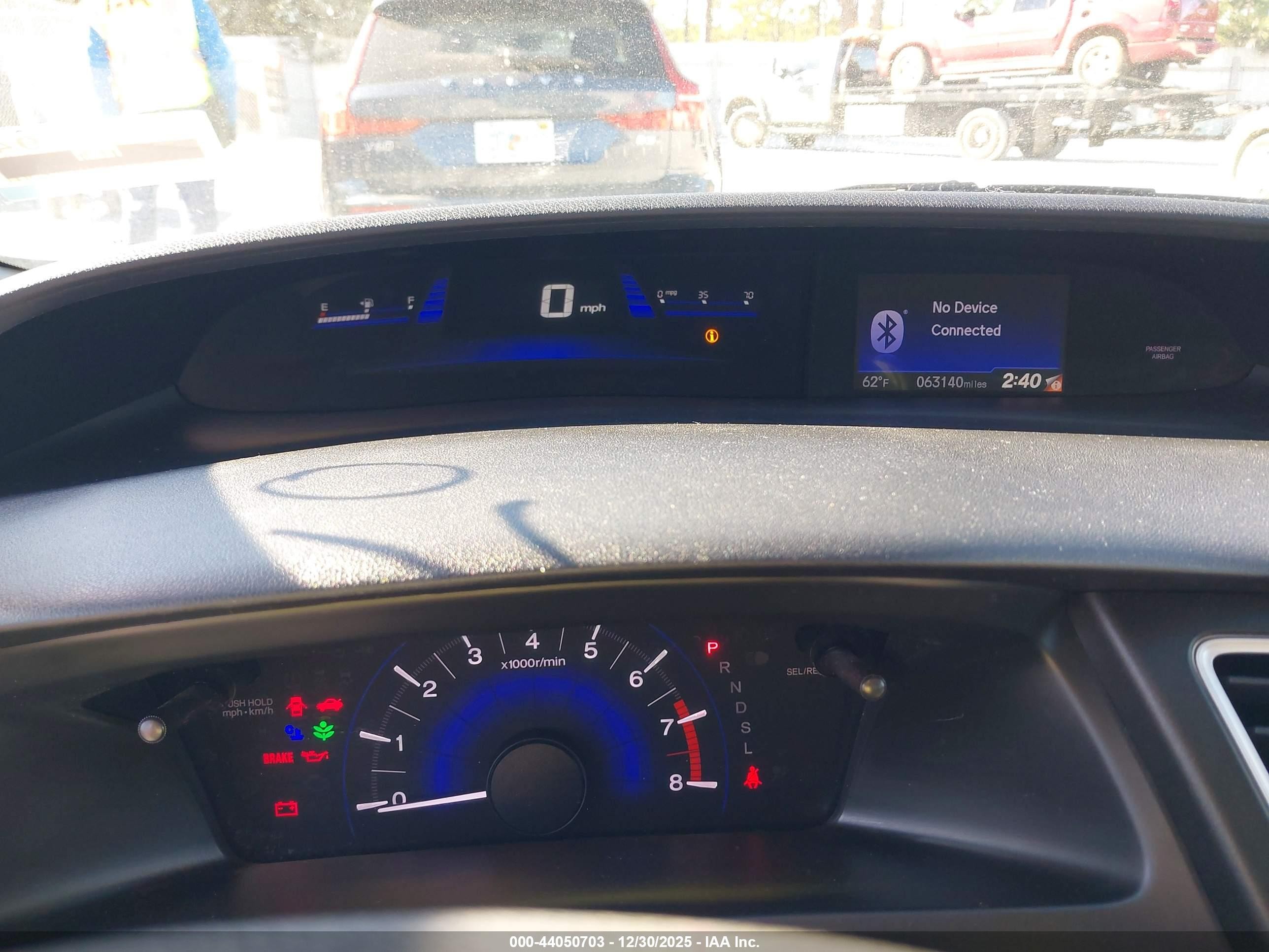 2015 Honda Civic Lx Blue vin: 19XFB2F51FE085093