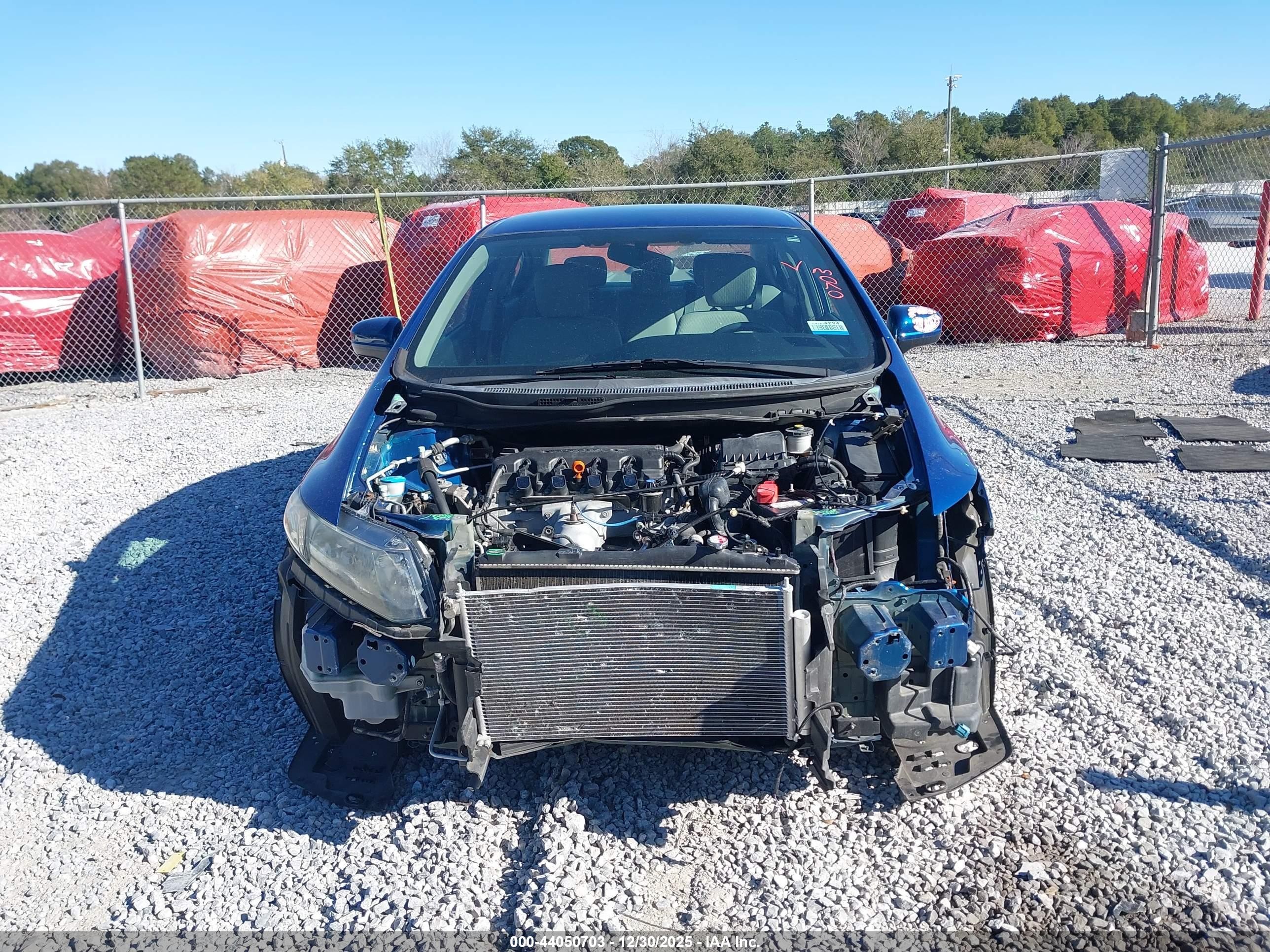 2015 Honda Civic Lx Blue vin: 19XFB2F51FE085093