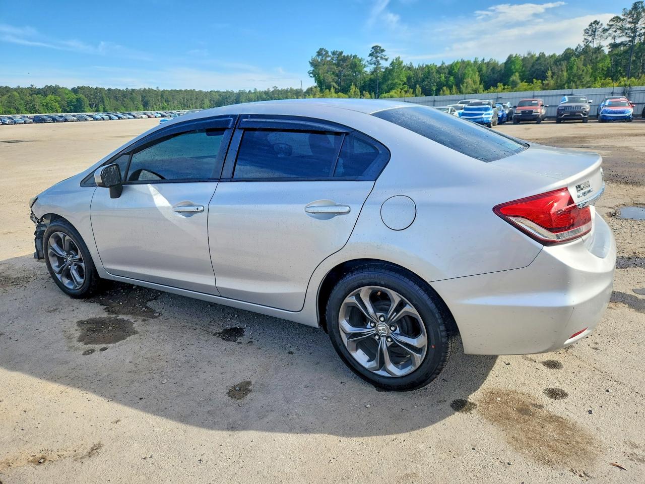2015 Honda Civic Lx Silver vin: 19XFB2F51FE087264