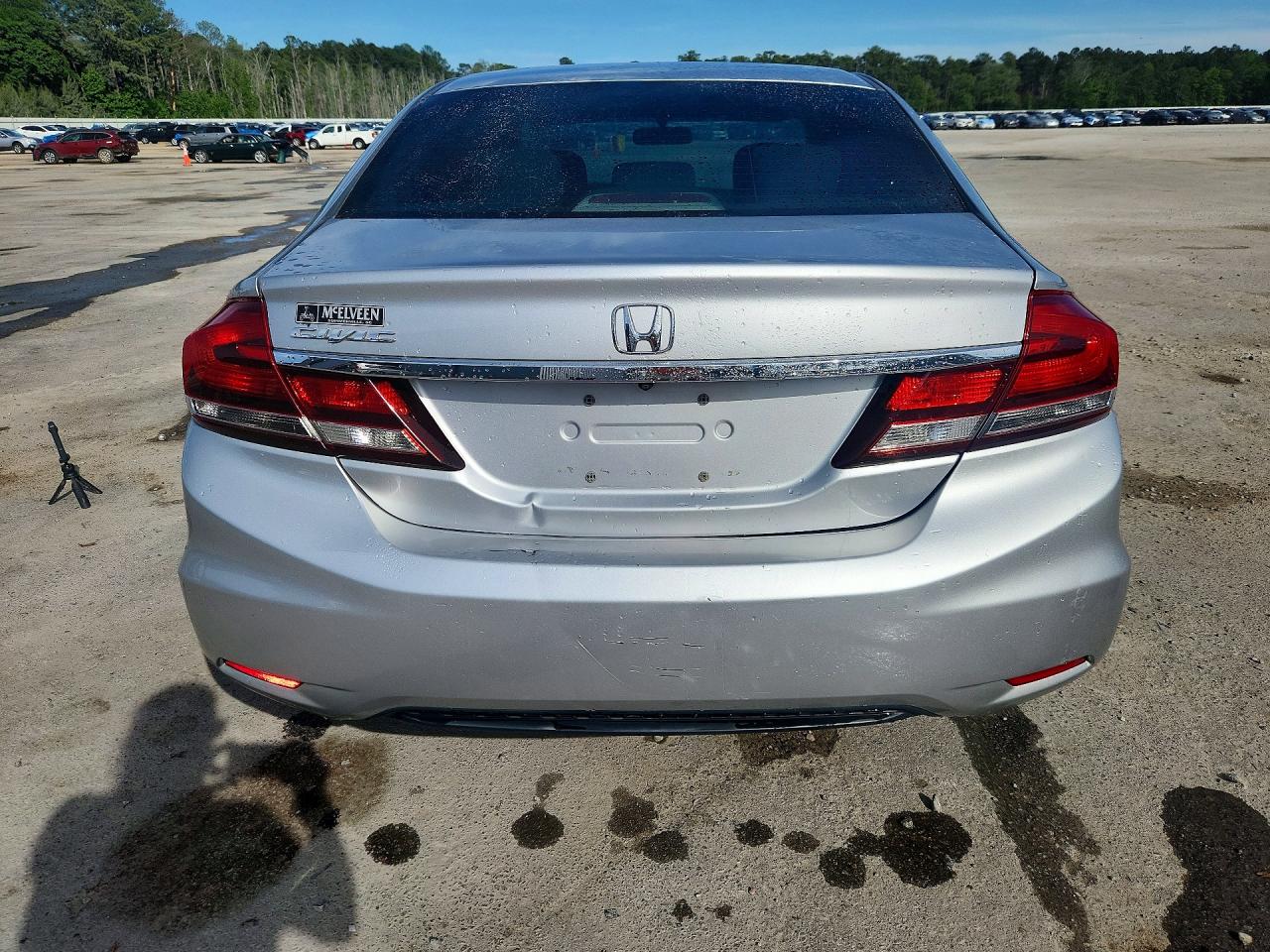 2015 Honda Civic Lx Silver vin: 19XFB2F51FE087264