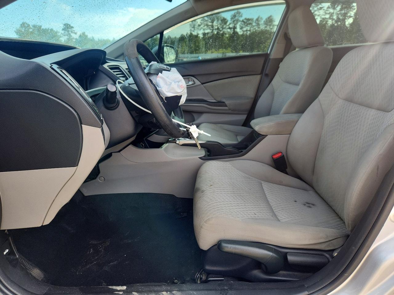 2015 Honda Civic Lx Silver vin: 19XFB2F51FE087264