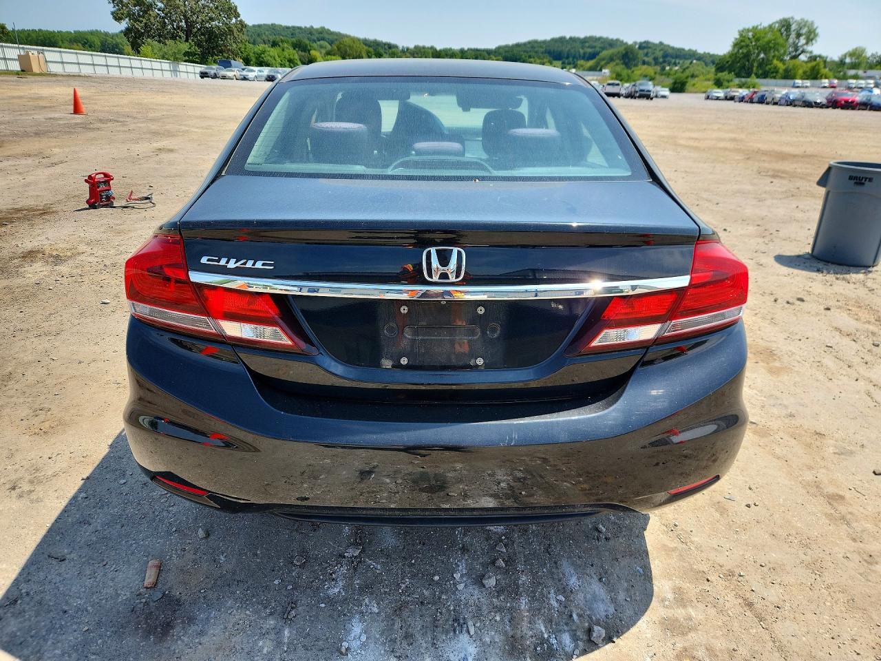 2015 Honda Civic Lx Black vin: 19XFB2F51FE094067