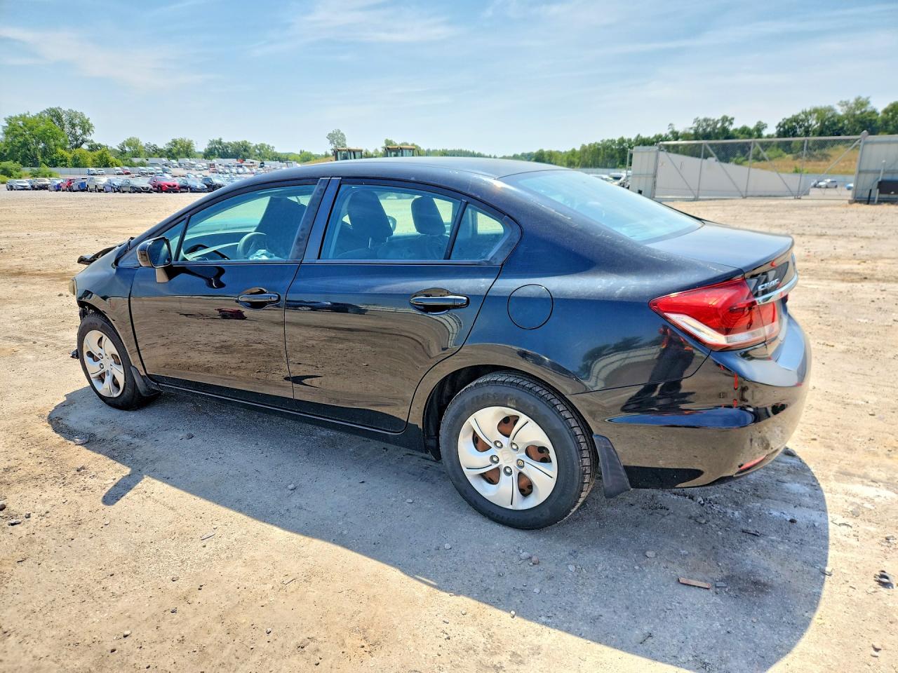2015 Honda Civic Lx Black vin: 19XFB2F51FE094067