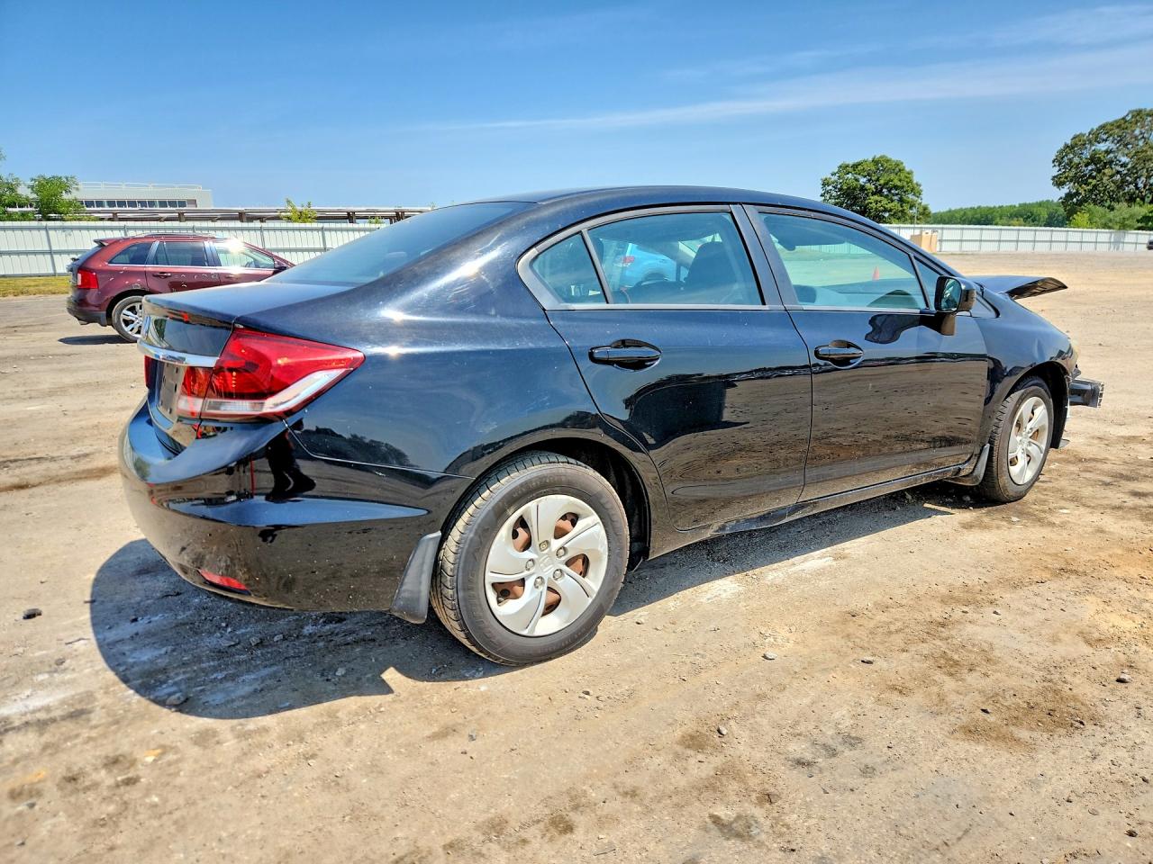 2015 Honda Civic Lx Black vin: 19XFB2F51FE094067