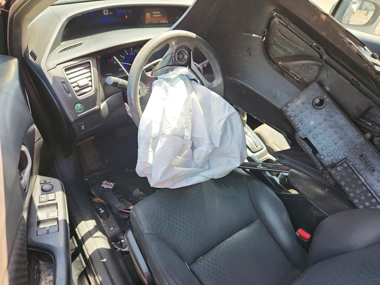 2015 Honda Civic Lx Black vin: 19XFB2F51FE094067