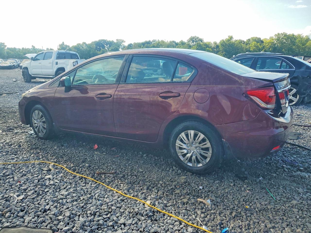 2015 Honda Civic Lx Темно-бордовый vin: 19XFB2F51FE095980