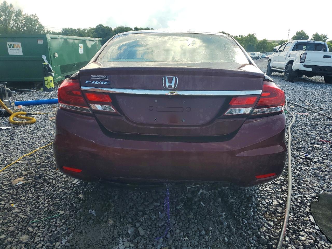 2015 Honda Civic Lx Темно-бордовый vin: 19XFB2F51FE095980